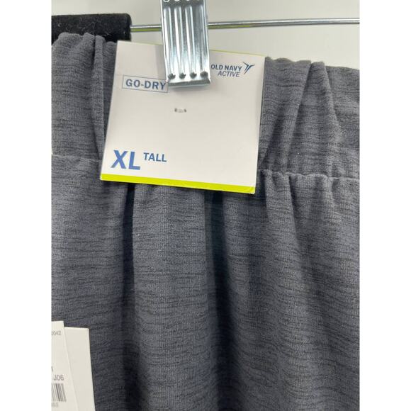 Old Navy Womens Active Go Dry Heather Dark Gray Wide Leg Stretchy Pants XL Tall - Picture 9 of 14